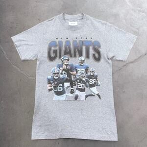 New York Giants Shirt Small Grey Game Changer NFL Football Vintage Style S